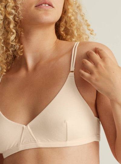 Smooth fit soft-bra MOVE BASE- blush - woron