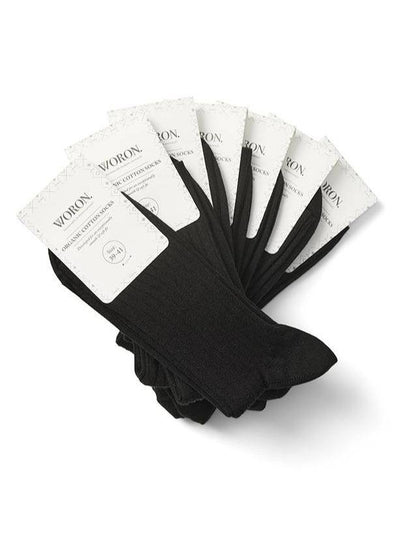 SOCKS 7-PACK, black - woron