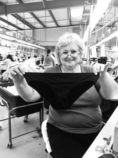 Woron underwear production in Hungary